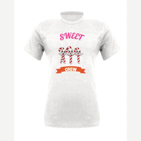 Sweet Crew (Candy Canes) — Premium Tee / White