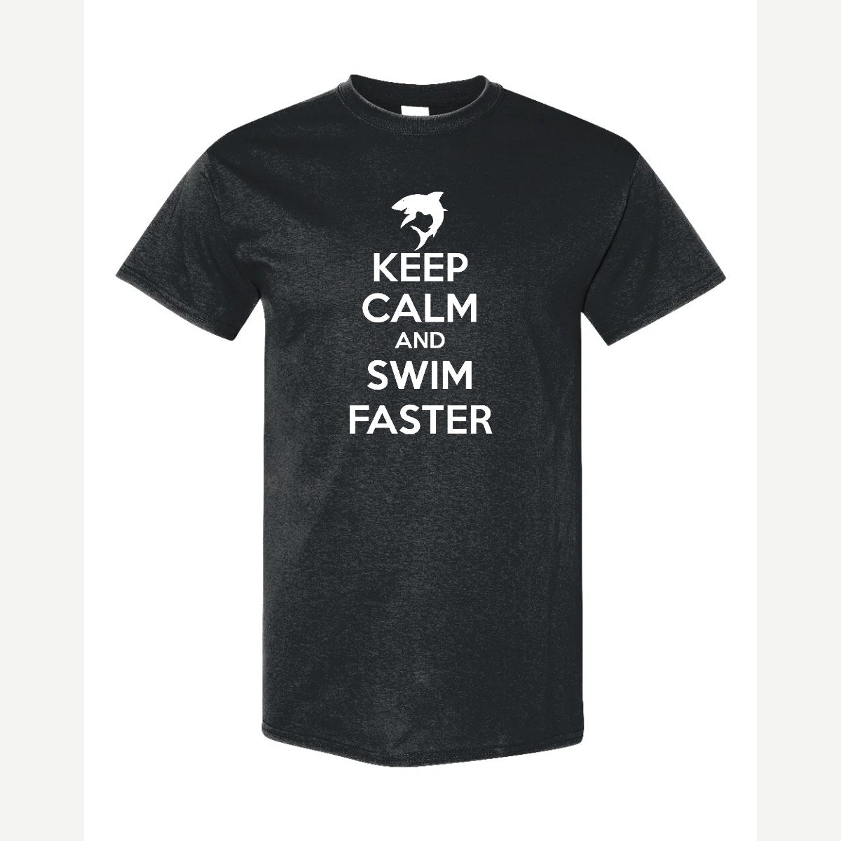 Swim Faster — Classic Tee / Black