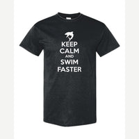 Swim Faster — Classic Tee / Black