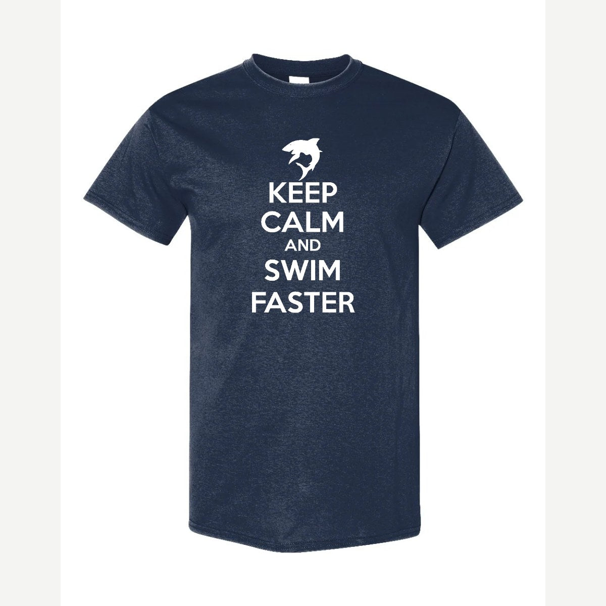 Swim Faster — Classic Tee / Navy