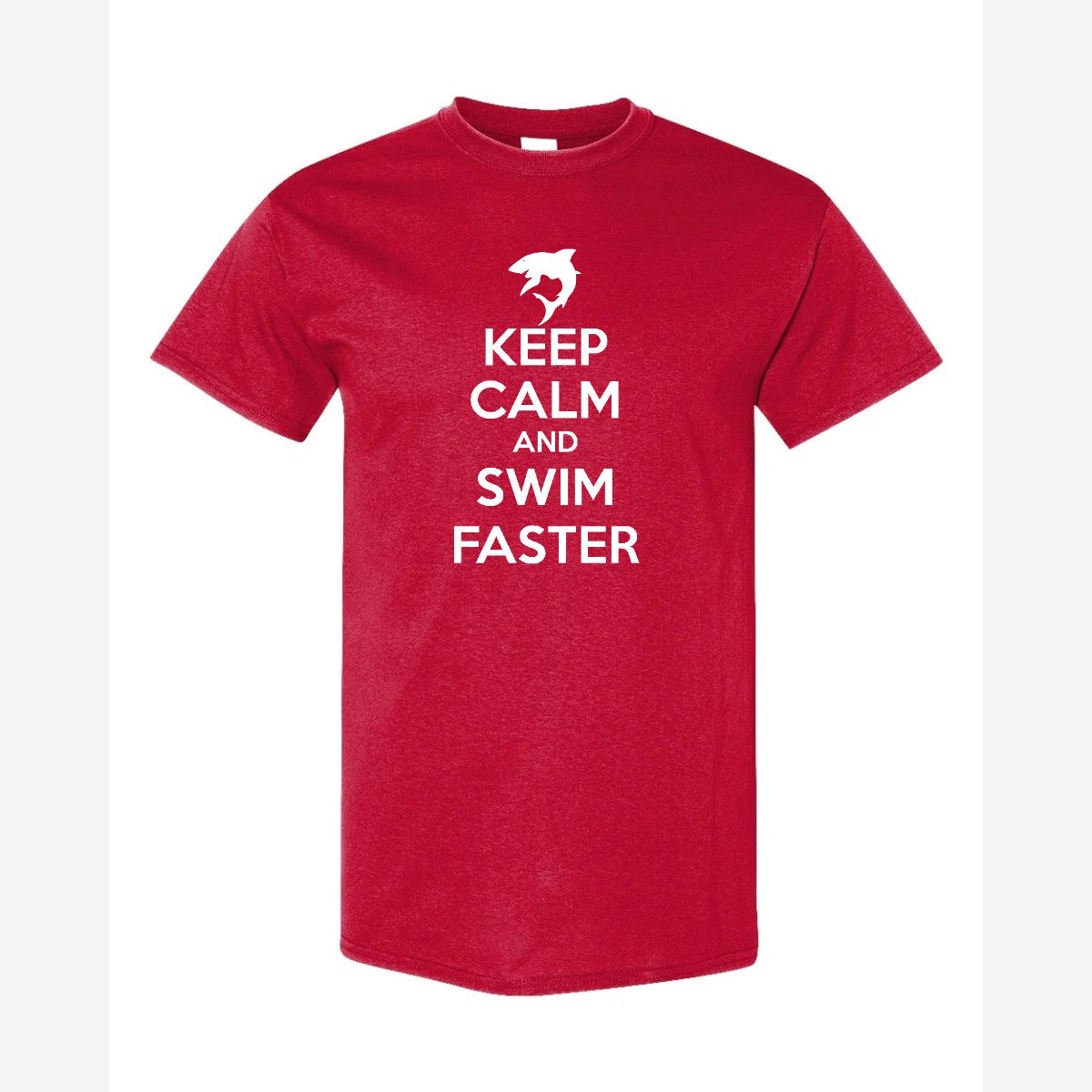 Swim Faster — Classic Tee / Red