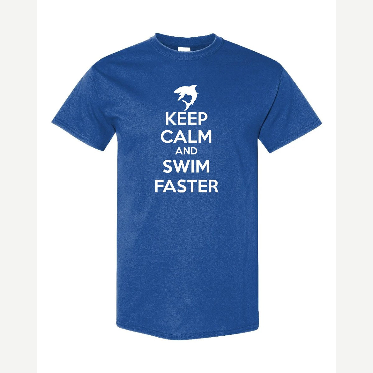 Swim Faster — Classic Tee / Royal