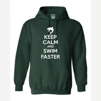 Swim Faster — Hoodie / Forest Green