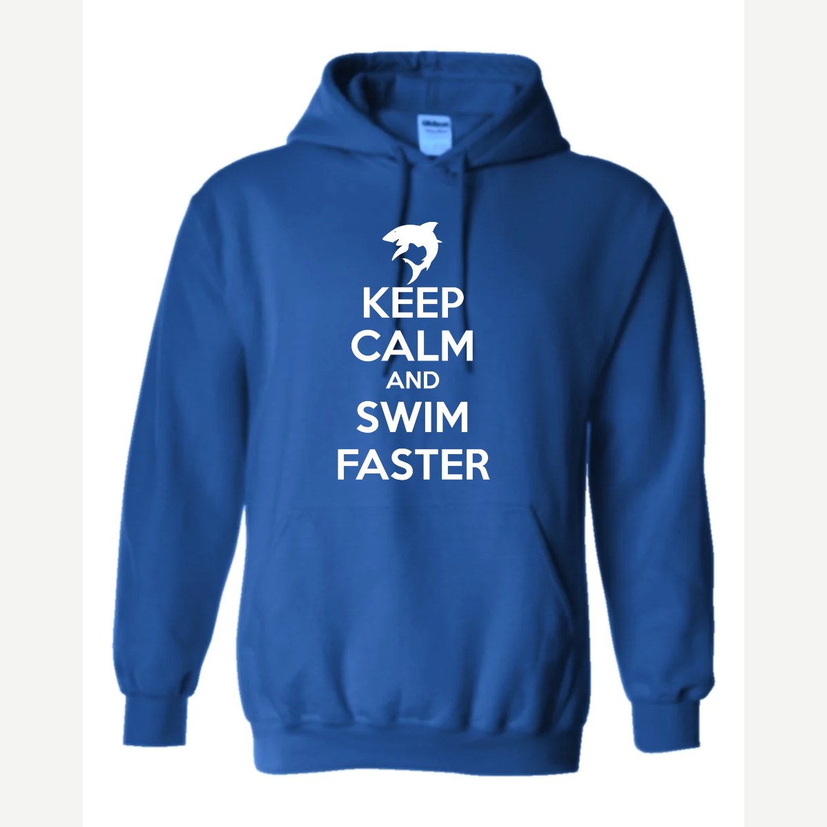 Swim Faster — Hoodie / Royal