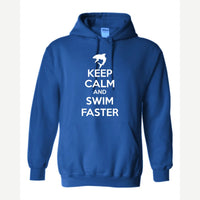 Swim Faster — Hoodie / Royal