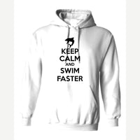 Swim Faster — Hoodie / White