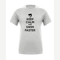Swim Faster — Premium Tee / Athletic Heather