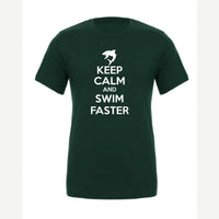 Swim Faster — Premium Tee / Forest