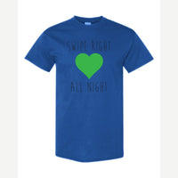 Swipe Right All Night — Classic Tee / Royal