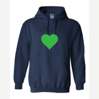 Swipe Right All Night — Hoodie / Navy