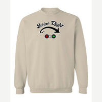 Swipe Right — Crewneck Sweatshirt / Sand
