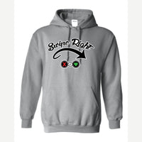 Swipe Right — Hoodie / Sport Grey