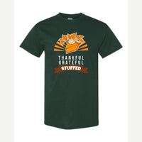 Thankful Grateful Stuffed — Classic Tee / Forest Green