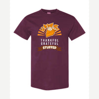Thankful Grateful Stuffed — Classic Tee / Maroon
