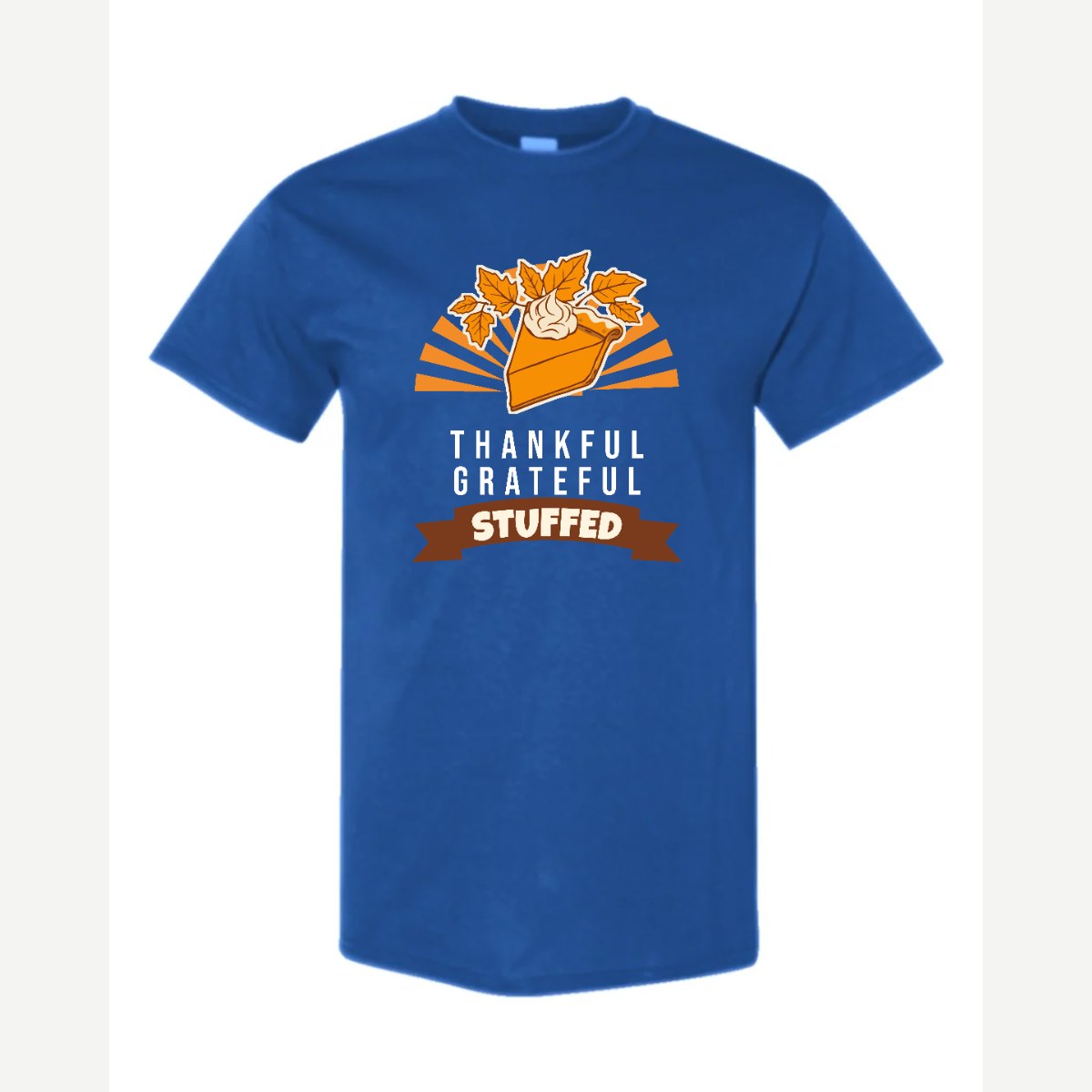 Thankful Grateful Stuffed — Classic Tee / Royal