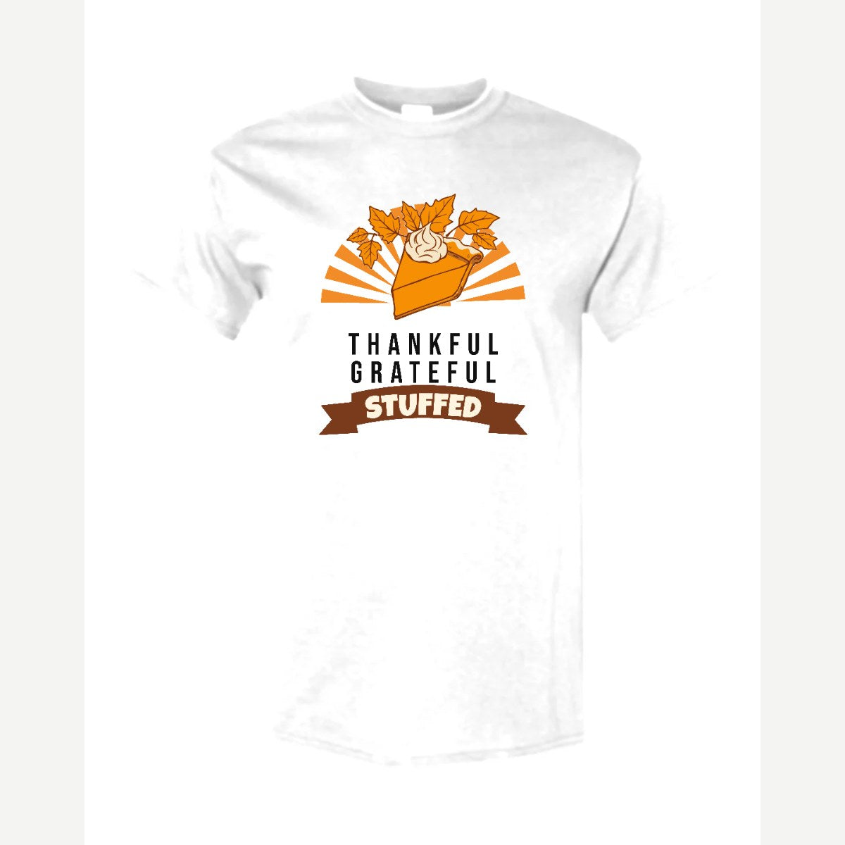 Thankful Grateful Stuffed — Classic Tee / White