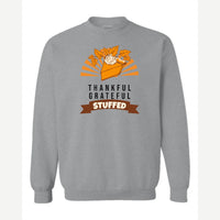 Thankful Grateful Stuffed — Crewneck Sweatshirt / Sport Grey