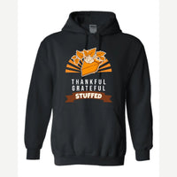 Thankful Grateful Stuffed — Hoodie / Black