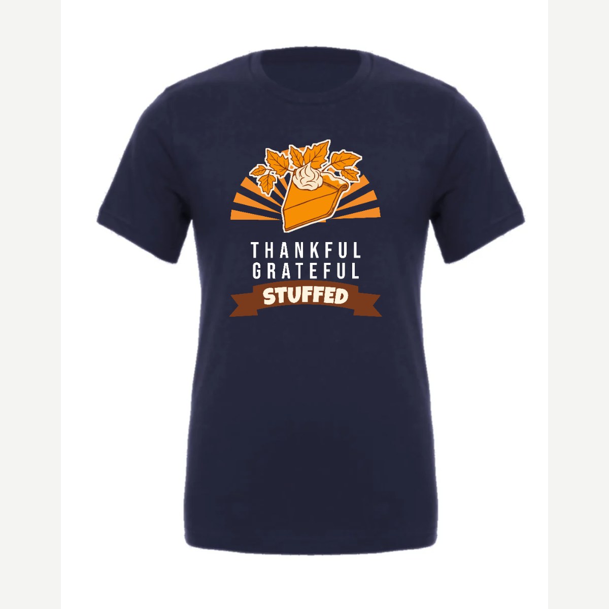 Thankful Grateful Stuffed — Premium Tee / Navy