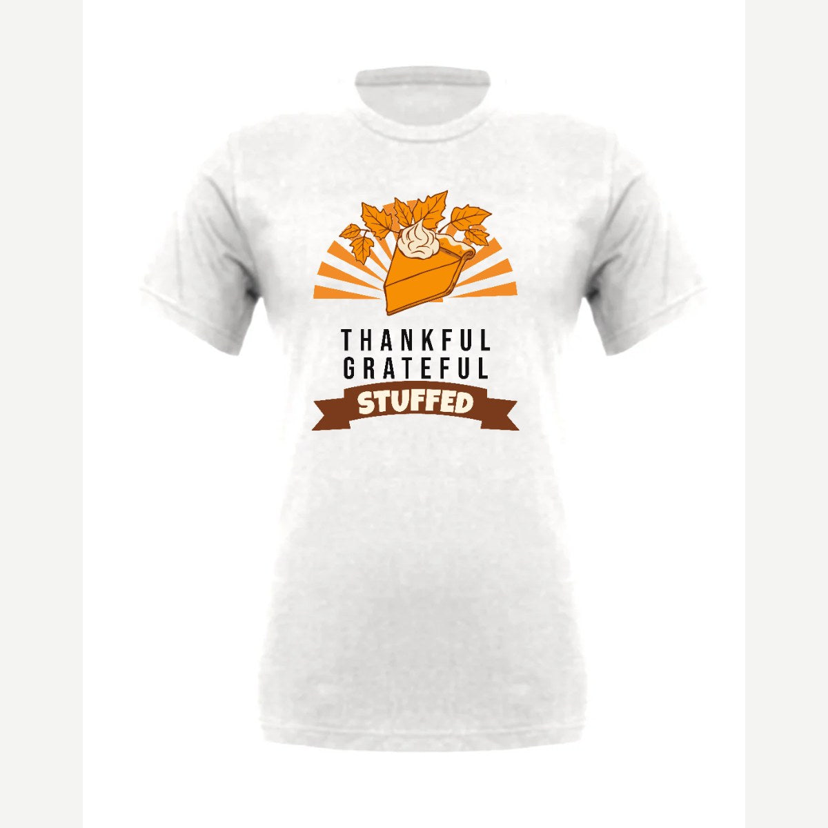 Thankful Grateful Stuffed — Premium Tee / White
