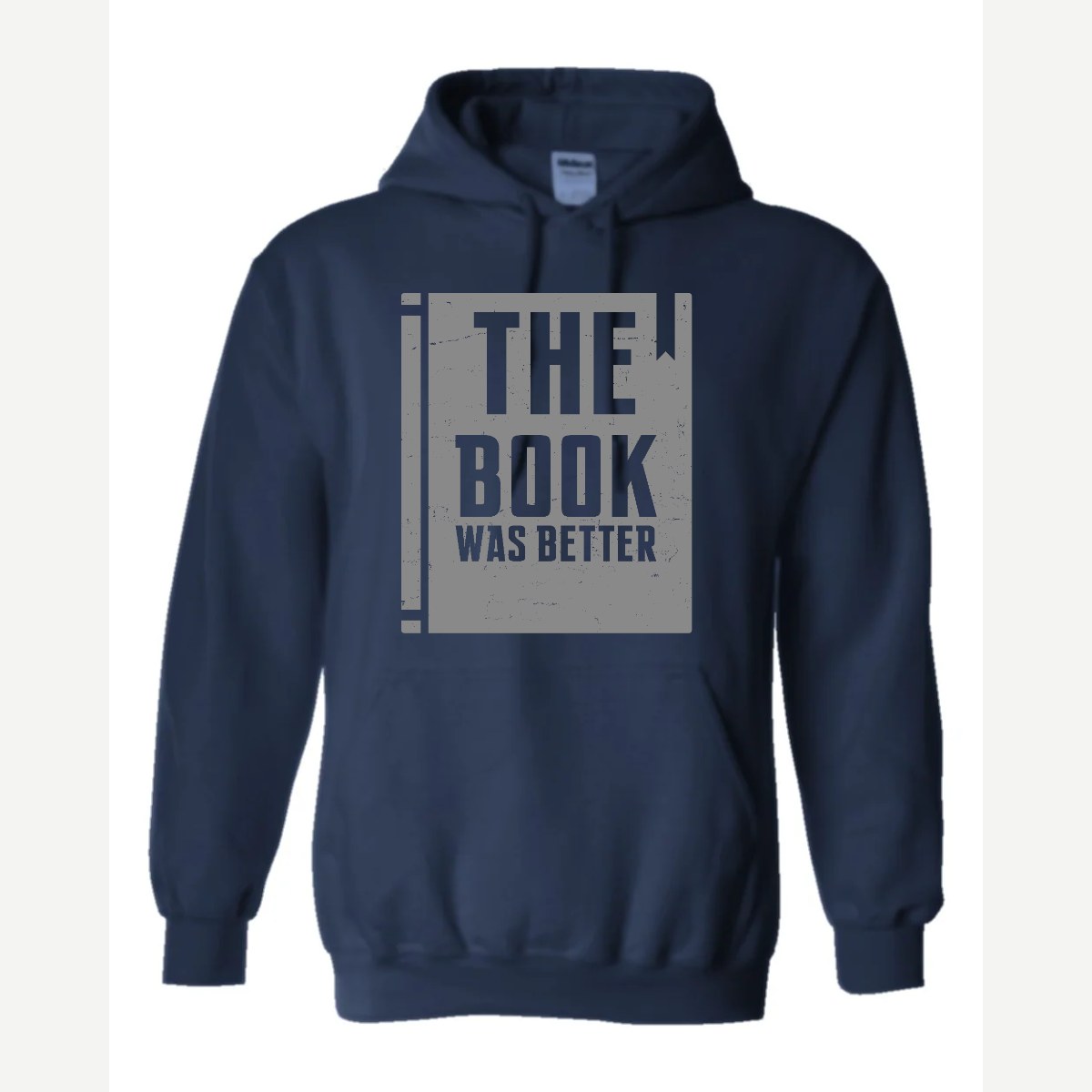 The Book Was Better — Hoodie / Navy