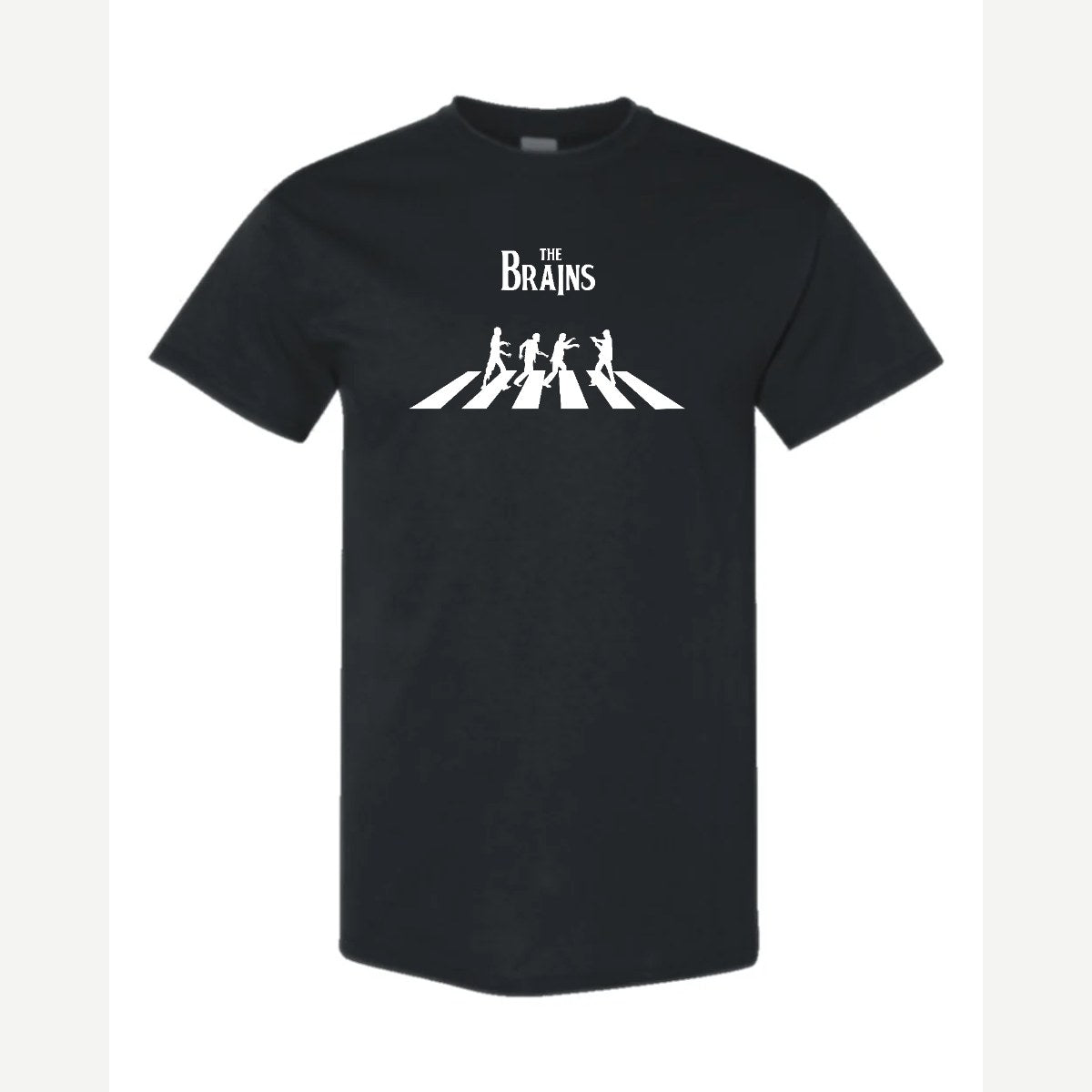 The Brains (Zombie Crosswalk) — Classic Tee / Black