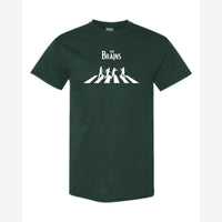 The Brains (Zombie Crosswalk) — Classic Tee / Forest Green