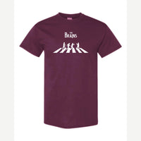The Brains (Zombie Crosswalk) — Classic Tee / Maroon