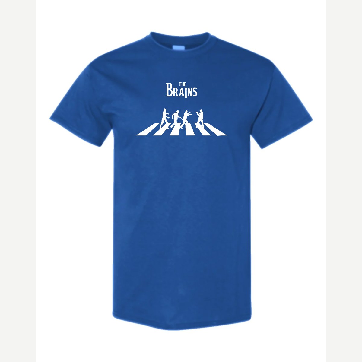 The Brains (Zombie Crosswalk) — Classic Tee / Royal