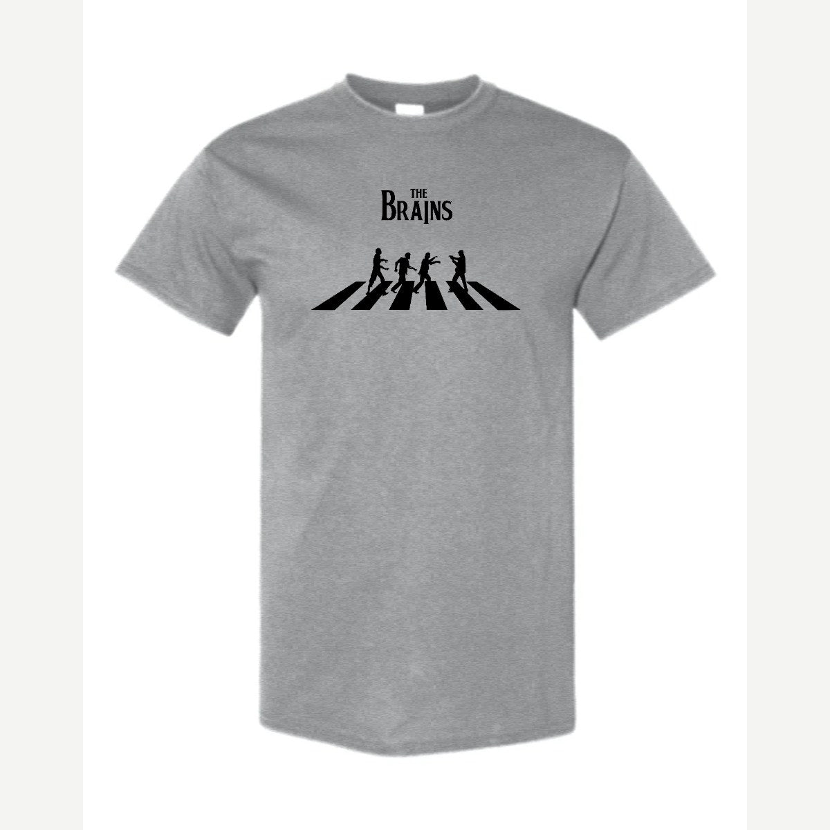 The Brains (Zombie Crosswalk) — Classic Tee / Sport Grey