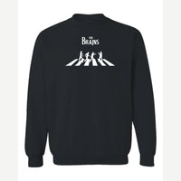 The Brains (Zombie Crosswalk) — Crewneck Sweatshirt / Black