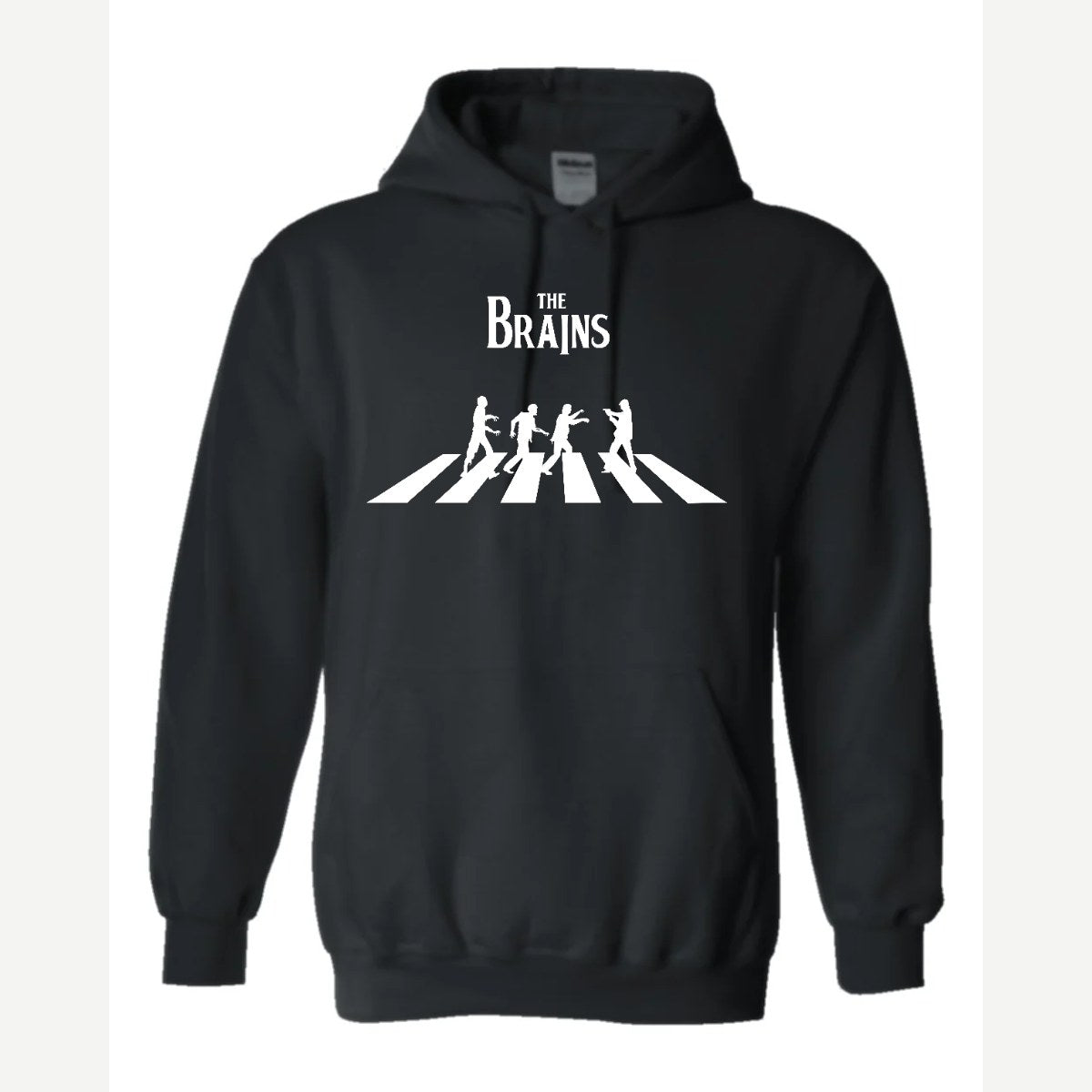 The Brains (Zombie Crosswalk) — Hoodie / Black