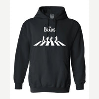 The Brains (Zombie Crosswalk) — Hoodie / Black