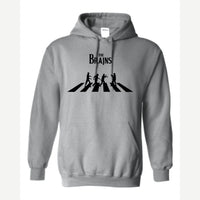 The Brains (Zombie Crosswalk) — Hoodie / Sport Grey