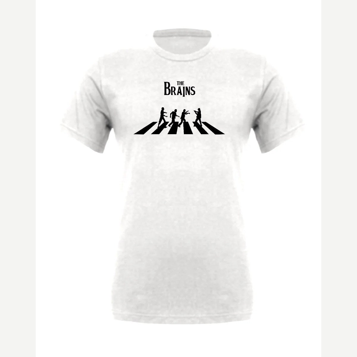 The Brains (Zombie Crosswalk) — Premium Tee / White