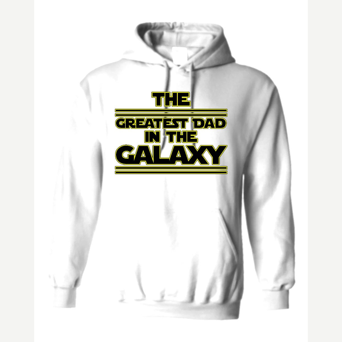 The Greatest Dad in the Galaxy — Hoodie / White