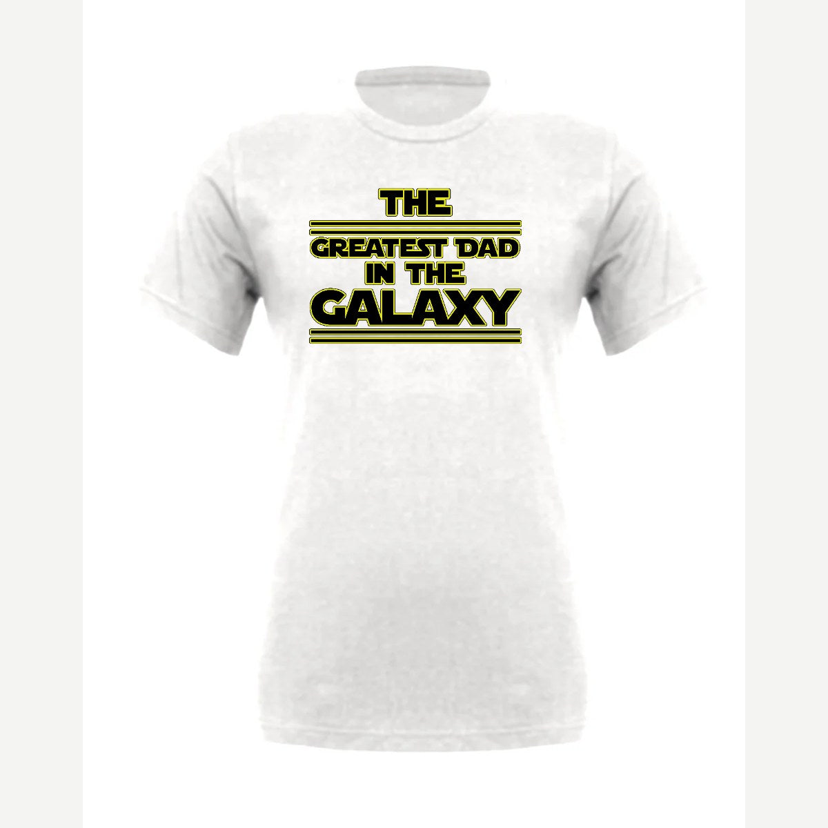 The Greatest Dad in the Galaxy — Premium Tee / White