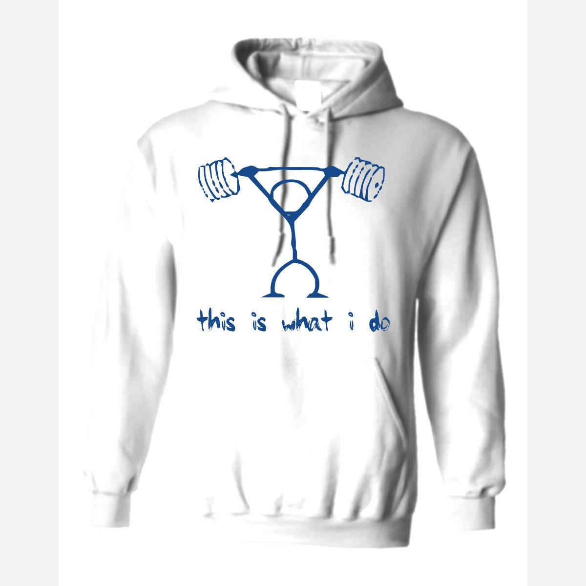 This Is What I Do — Hoodie / White