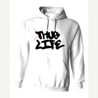 Thug Life → Hug Life — Hoodie / White