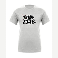Thug Life → Hug Life — Premium Tee / Athletic Heather