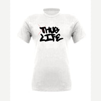 Thug Life → Hug Life — Premium Tee / White