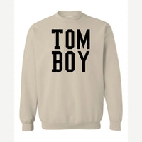 Tom Boy — Crewneck Sweatshirt / Sand