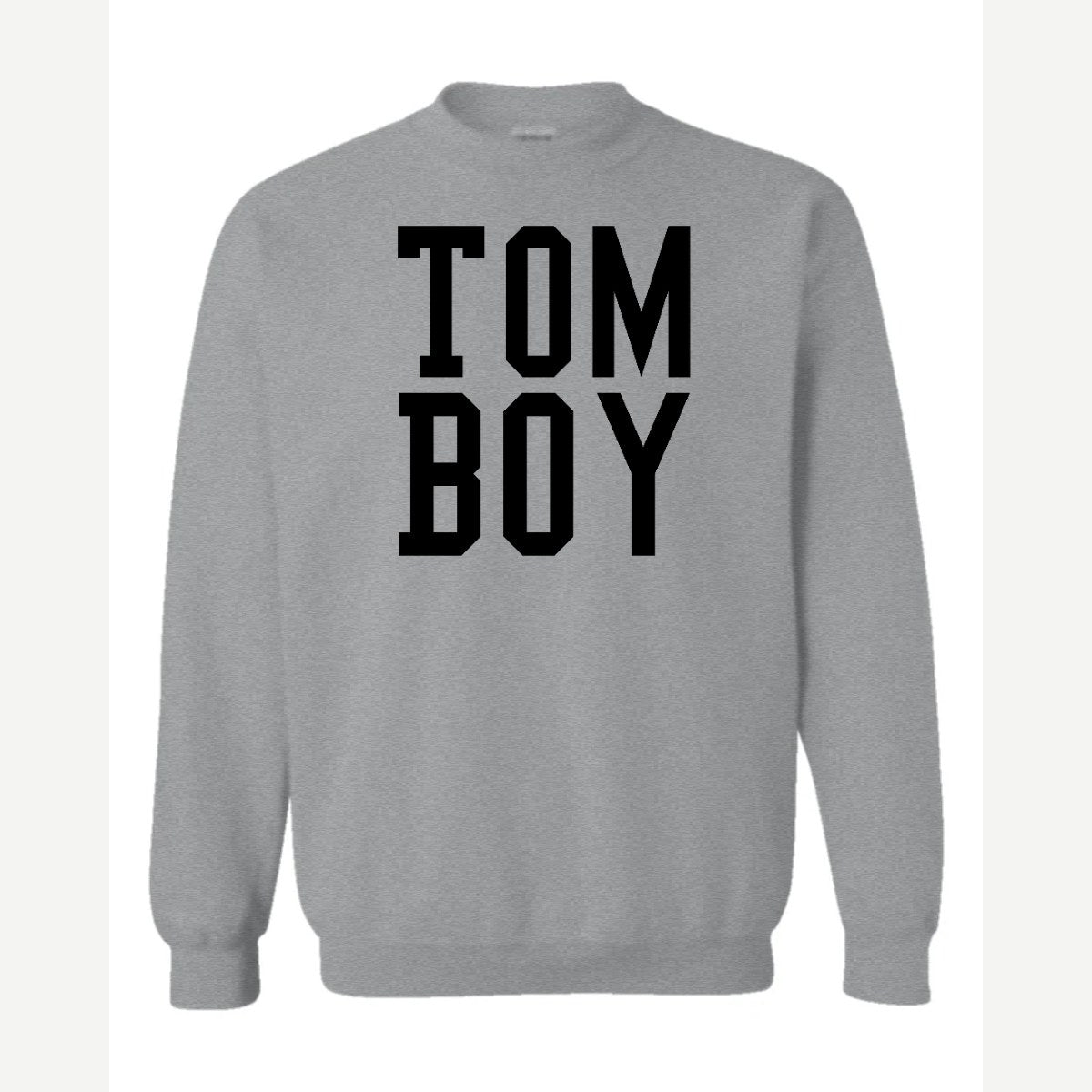 Tom Boy — Crewneck Sweatshirt / Sport Grey