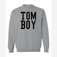 Tom Boy — Crewneck Sweatshirt / Sport Grey