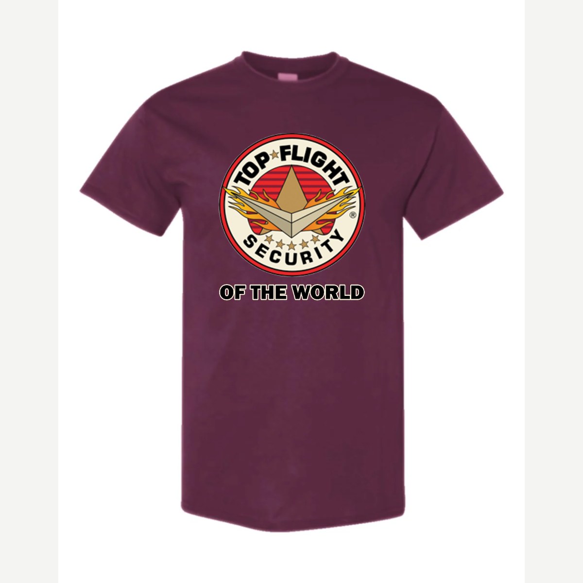 Top-Flight Security of the World — Classic Tee / Maroon