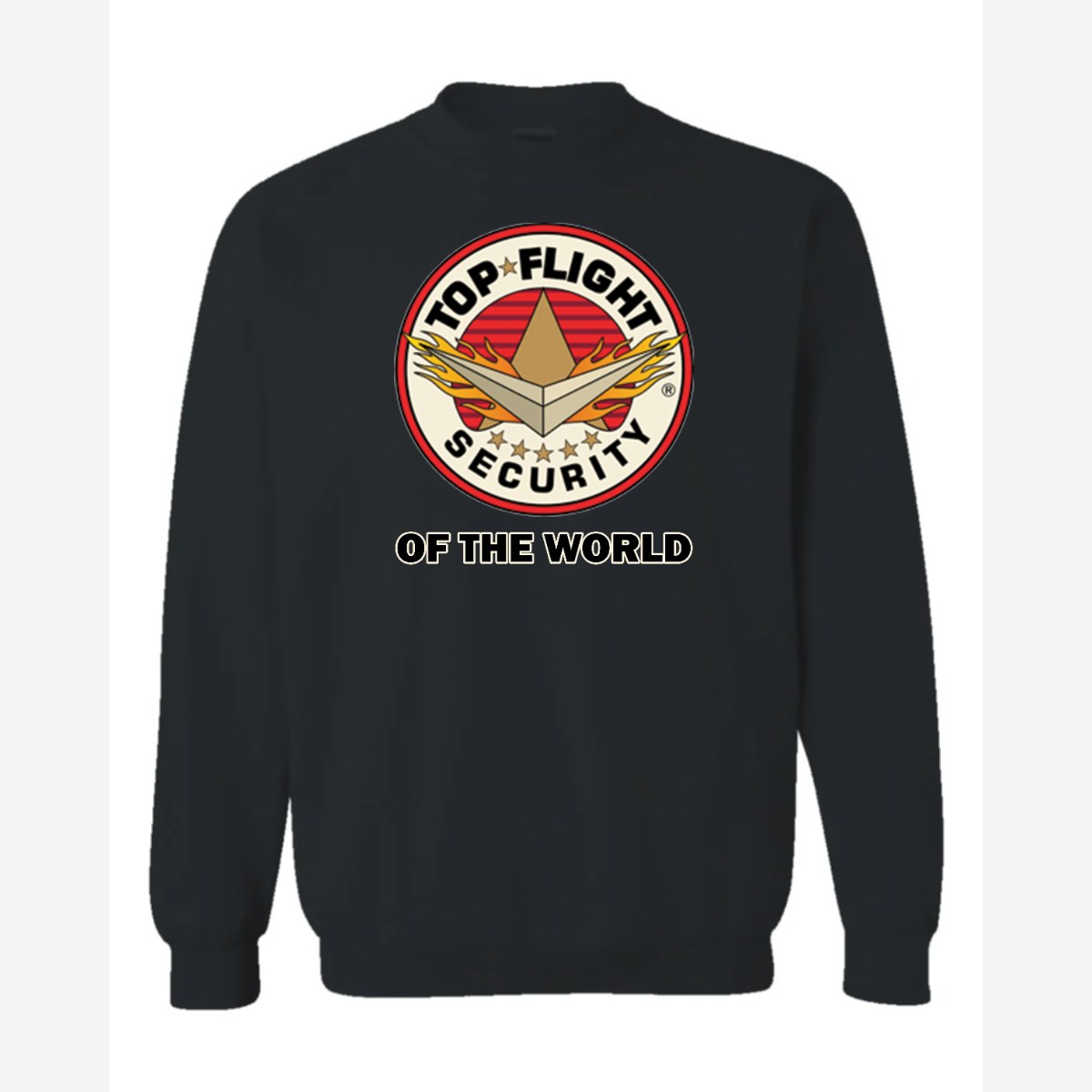 Top-Flight Security of the World — Crewneck Sweatshirt / Black