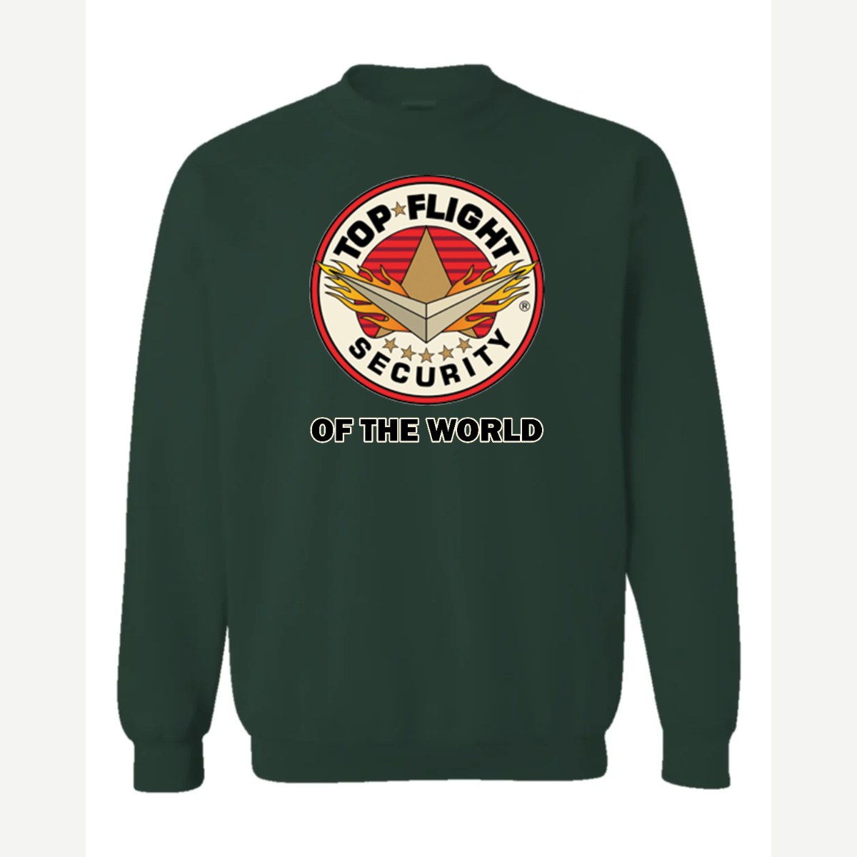 Top-Flight Security of the World — Crewneck Sweatshirt / Forest Green