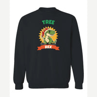 Tree Rex — Crewneck Sweatshirt / Black