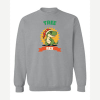 Tree Rex — Crewneck Sweatshirt / Sport Grey