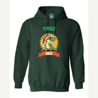 Tree Rex — Hoodie / Forest Green